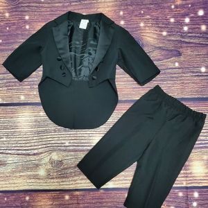 Baby Boys Tuxedo Jacket & Pant Wedding Suit 12mo